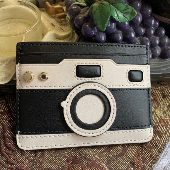 kate spade Accessories - Authentic KATE SPADE Leather studs camera card holder